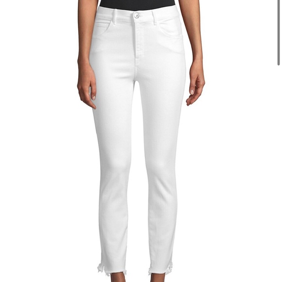 3x1 W3 high-rise straight authentic crop jeans Dove - Picture 2 of 14